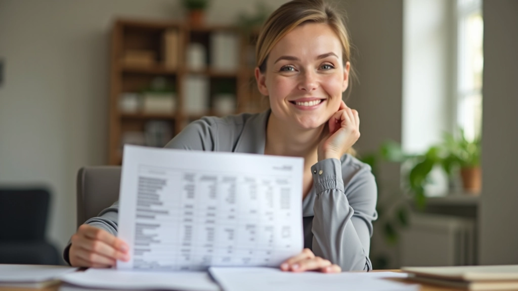 Erfolgreiche Familie zeigt Einsparungen