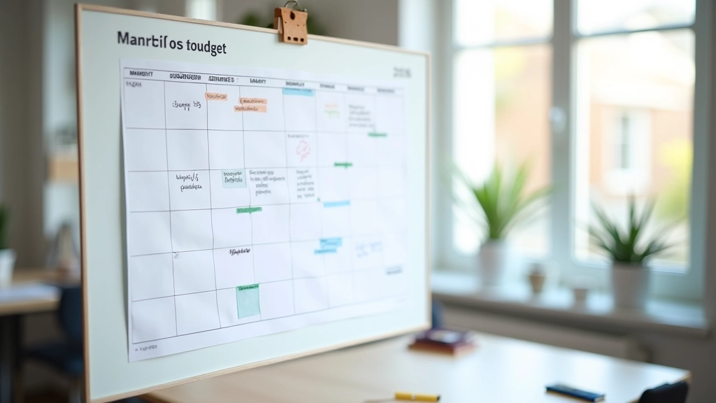 Kalender zur Budgetverfolgung